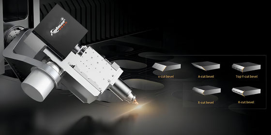Machine de découpe au laser à fibre de métal à moteur servo programmable avec bon service