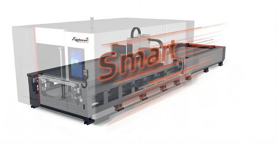 Machine de découpe au laser à fibre de métal à moteur servo programmable avec bon service
