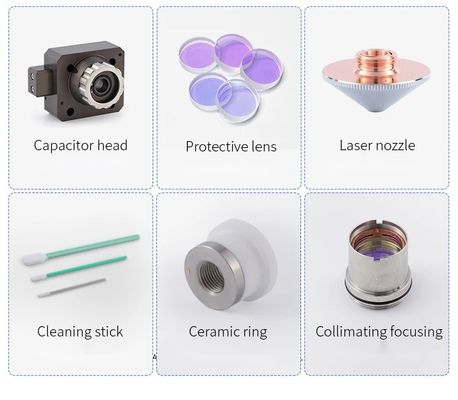 D28 D32 Raytool Wsx Precitec Ospri Bocu Tête de machine de découpe de fibres avec buse de découpe laser