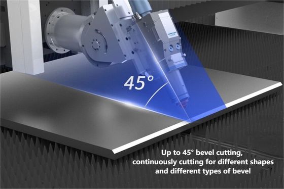 Machine de découpe laser 3kw en acier au carbone inoxydable à faible entretien et à grande vitesse