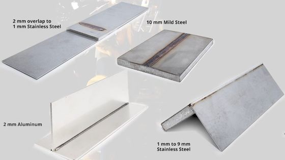 Soudeuse laser à fibre de cuivre en aluminium SS CS MS avec système de refroidissement à l'air 1500W