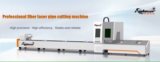 Machine de découpe de tubes à haute vitesse à tête laser Raytools avec haute précision et coupe