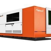 Machine à découper au laser rapide de 6 kW avec couvercle entièrement fermé et système de commande Cypcut