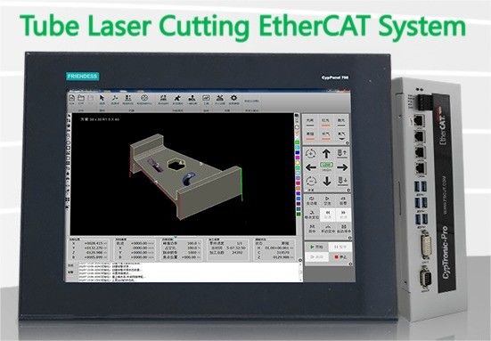 Machine de découpe laser à acier moyen rapide et précise avec lentille optique à longueur d'onde