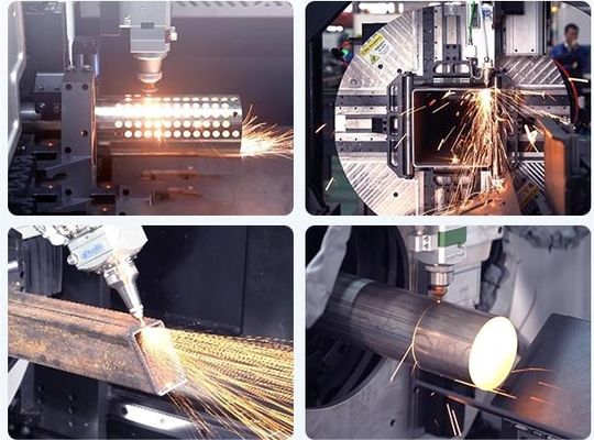 Machine de découpe laser à fibres de 8m 12m pour petits tuyaux et tubes
