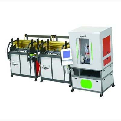 Machine de découpe laser à fibre pour tubes en acier 1kw 2kw 3kw avec dispositif rotatif