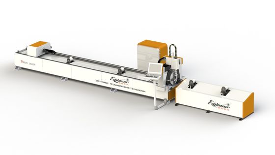 Machine de découpe laser de tubes en acier inoxydable pour tubes métalliques et profils à grande vitesse