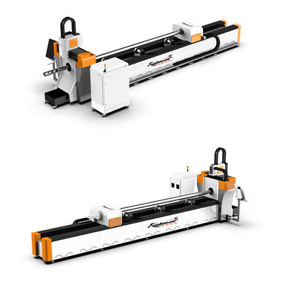 Machine de découpe laser de tubes en acier inoxydable pour tubes métalliques et profils à grande vitesse