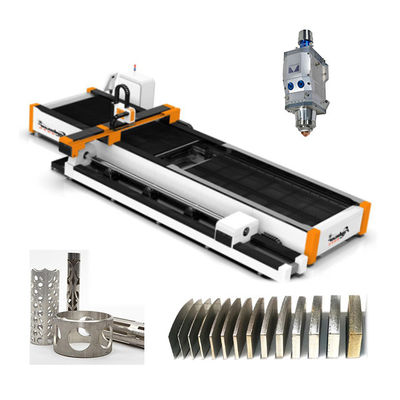 Machine de découpe au laser de tôles et tubes en fibre de métal 1kw-6kw pour une vitesse de coupe de 0 à 100 m/min