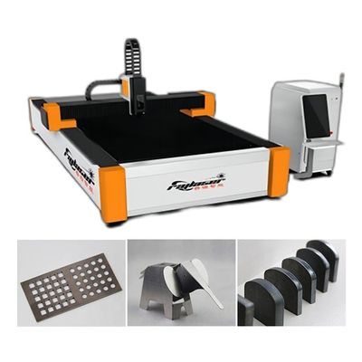 Coupeuse laser à haute productivité 3015 à fibre pour couper des tôles métalliques d'épaisseur de 0-30 mm
