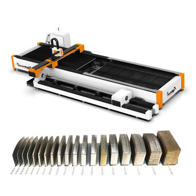 Machine de découpe au laser de tubes et de plaques métalliques à fibre avec épaisseur de coupe d'axe rotatif de 0 à 30 mm