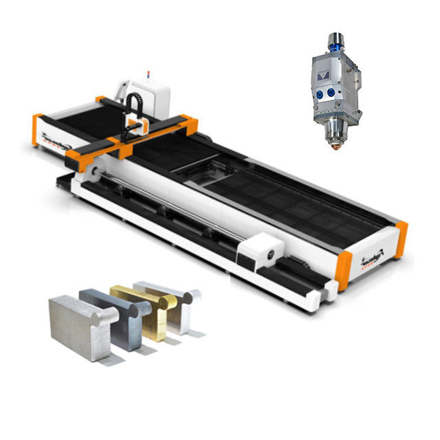 Machine de découpe au laser de tubes et de plaques métalliques à fibre avec épaisseur de coupe d'axe rotatif de 0 à 30 mm